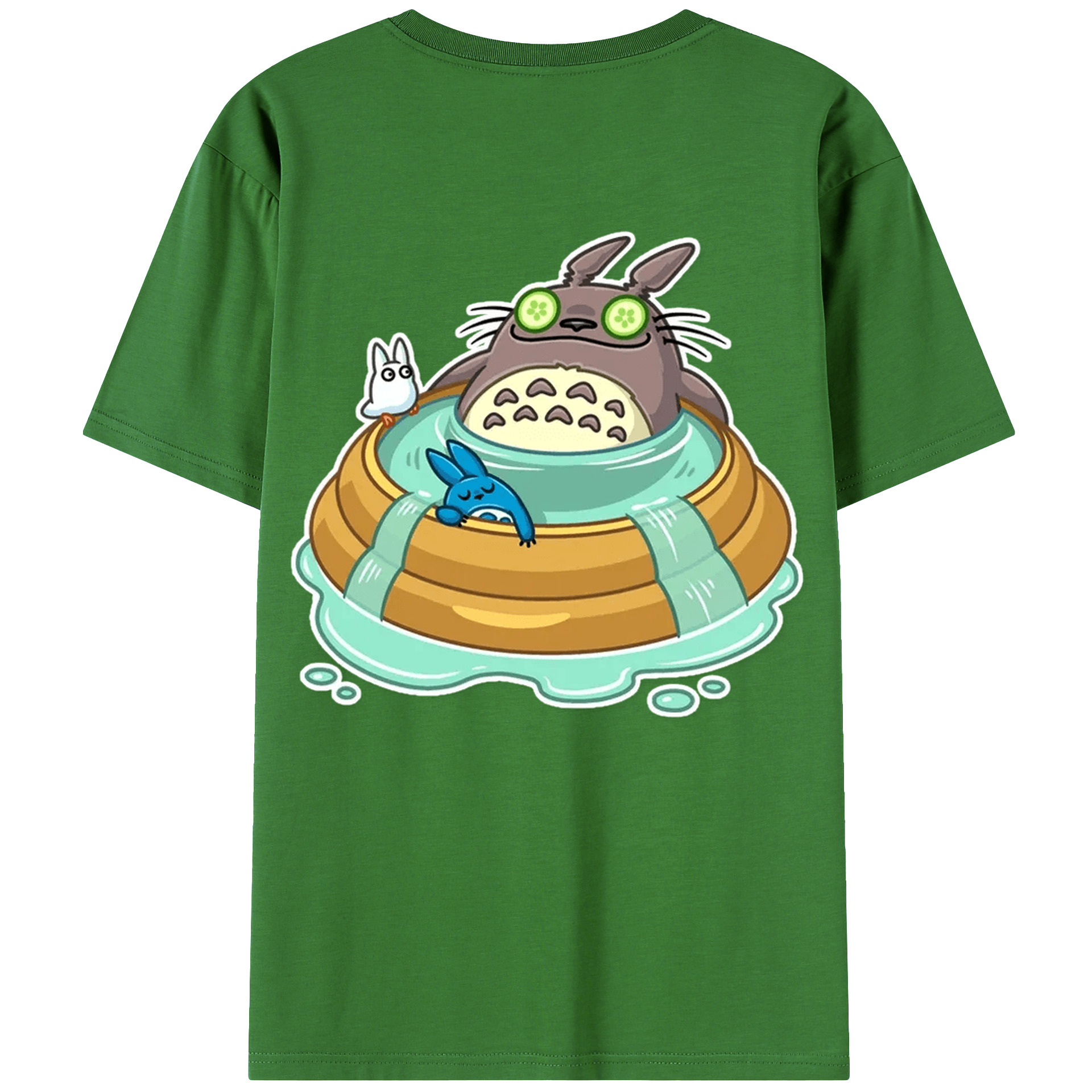 （画像用） となりのトトロ 草壁メイ 草壁サツキ My Neighbor Totoro Satsuki Kusakabe Mei Kusakabe レディース半袖Tシャツ(バックプリント)